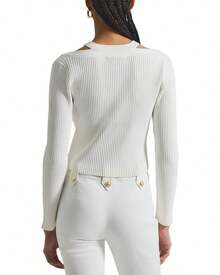Derek Lam 10 Crosby Lonnie Viscose Knit Layered Cardigan - Nhiều màu - Xem 3