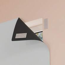 PVC Blackout Panel Curtain, Blocks 100% Of Light, For Living Room, Bedroom, Kitchen, Various Colors - Blanco - Ver 4