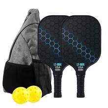 New 2025 Design Of Pickleball Rackets,Glass Fiber Pickleball Racket Set, Equipment With Balls, Bag, Accessories, Fiberglass Graphite Pickleball Racquet Set For Men, Women, Kids, Adults,Racket Racket Choose Any Set Of Rackets - Multicolor - View 8
