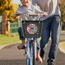 Cesta para Scooter para Niños, Cesta para Bicicleta, Cesta para Niños, Compras de Bicicletas, Bicicleta Al Aire Libre para Niños (Black) - 1 - Ver 9