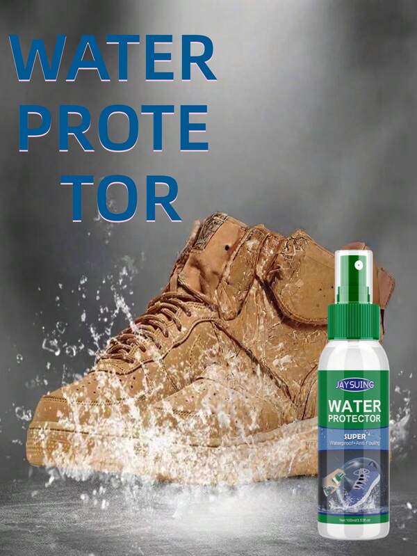 2026 Convenient Waterproof Shoe & Boot Leather Cleaner Spray, Sneaker Waterproof, Stain Resistant, Odorless Spray