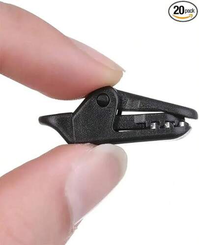 20pcs Small Tarp Clips Duty Lock Grip, Tent Awning Clamp For Tarp