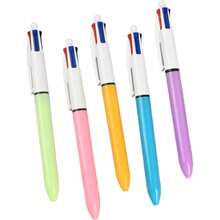 5 Pcs Ballpoint Pen Multicolor Pen 4 Color - In - 1 Retractable Ballpoint Pen Student Game Reward Pen, Pens And RefillsMulticolor - 彩色 - 查看 2