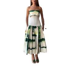 Summer New Fashion Elegant Printed Off-Shoulder Bodycon Midi Dress - Màu sắc hình ảnh - Xem 7