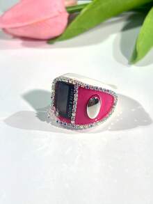 New Rhinestone Ring Electronic Counter, Compact And Portable, Suitable For Knitting, Tasbih (Prayer Beads), Games, Sports, And Other Counting Purposes - Multicolor - View 8