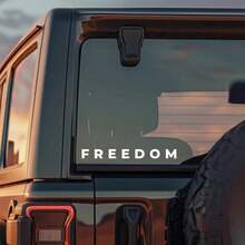 1 pieza Calcomanía de vinilo "Libertad": Pegatina para ventana de coche, portátil - Unitalla - Ver 6