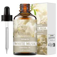 Hllozzi NIVAVIN 30毫升/60毫升/100毫升纯白麝香精油，持久淡雅的香气。适用于面部保湿、头发、皮肤、身体护理、香水制作、芳香疗法、按摩、护肤。 - NIVAVIN白麝香 - 查看 16