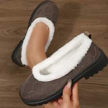 Fashionable Women's Christmas Style Holiday Shoes, Soft & Comfortable Indoor/Outdoor With Plush Lining, Lightweight & Comfortable Outdoor/Indoor Women Flats, Soft & Comfortable Embroidered Upper