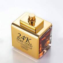 Lonkoom 24K Pure Gold Eau de Parfum (100ml) para Mujeres, Aroma Floral - Frutal con Notas de Praliné y Vainilla en la Cabeza, Ideal para Días Laborales y Cenas Románticas, una Fragancia que Revela la Gracia Femenina - Floral afrutado - Ver 4