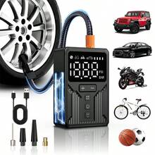 BiLOLLY Car Air Compressors - Black - View 13