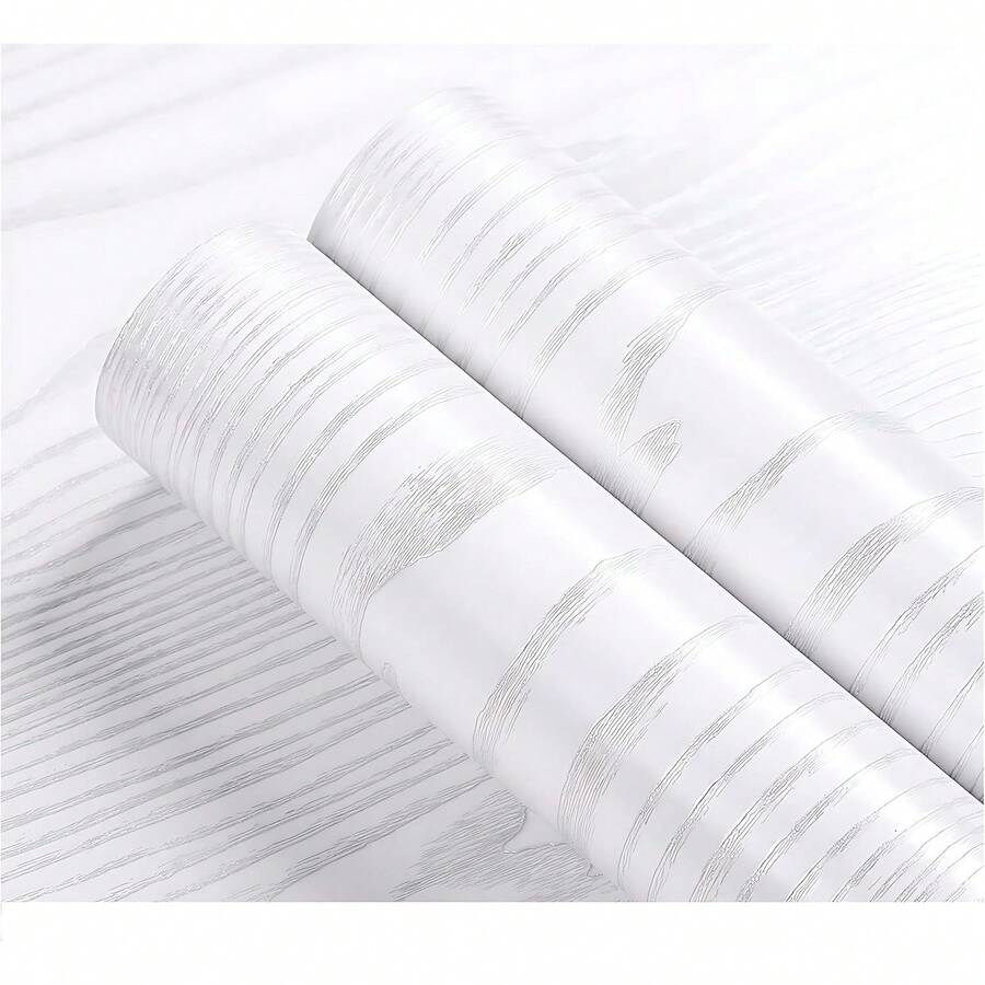 Noguez. 100x60cm. 2 Piezas de Papel Tapiz Autoadhesivo tipo Madera Blanca, Vinilo Decorativo Impermeable y Autoadherible para Encimeras, Cocinas, Muebles, Paredes o Pisos. (Madera Blanca) - Mármol - Ver 1