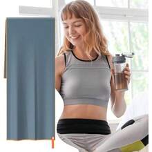 Toalla de Gimnasia Trapo de Yoga Absorbente Suave - Toalla de Microfibra de Seca rpida porttil para natacin de Que Corre Sauna Sauna Tenis bao Baloncesto de Baloncesto - gris - Ver 9
