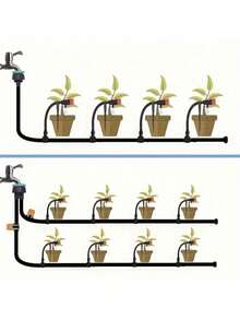 Garden Irrigation Kit, Drip Irrigation Kit Garden Irrigation System With Adjustable Nozzle Dripper Automatic Irrigation Equipment Set For Garden,Greenhouse, Patio,Lawn - Multicolor - View 7