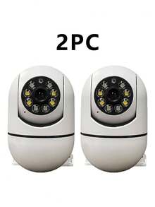 1pc/2pcs/4pcs WiFi Security Camera With 355° Two-Way Audio And Night Vision, Remote Control, Suitable For Indoor And Outdoor Use, View Anytime Via App, Great Gift For Christmas, Thanksgiving And Other Holidays - Multicolor - View 13