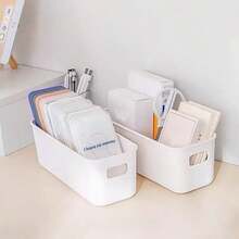 1个迷你三层ABS塑料桌面收纳盒，适合存放珠宝、发饰、耳环和其他小物件，家具用品，适用于办公室、书房、卧室、浴室，可用作办公收纳盒、珠宝收纳盒、抽屉式化妆品收纳盒 - 秋季卧室装饰 - 彩色 - 查看 9