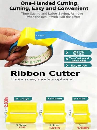 Tejpkåpa Liten tejpskärare, Målartejpskärare, Konstnärstejpskärare, Gör-det-själv-målningstejptillbehör