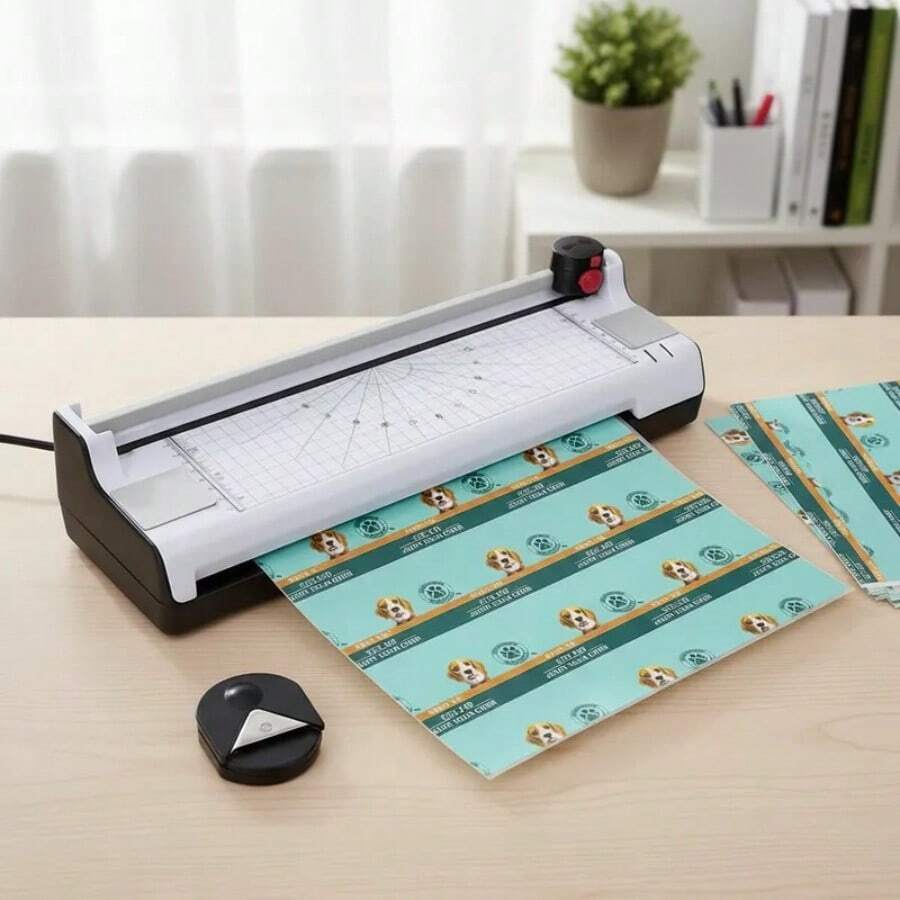 Electric Laminator Laminator Trimmer A4 3x1 For Documents Cards Crafts Stationery - View 1