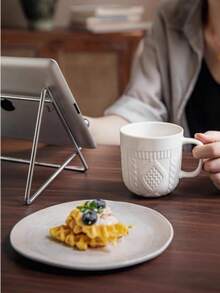 1 cană de 295 ml cu model în relief cu pulover, decorată cu modele drăguțe de brad de Crăciun, omuleț de turtă dulce și bomboane, potrivită pentru cafea, lapte, apă, latte, mocha, cappuccino și alte băuturi. Cadou perfect de Crăciun, veselă de sărbători, decor de Crăciun, cadou de Ziua Îndrăgostiților, decor de Ziua Îndrăgostiților, cadou de nuntă, decor de nuntă. - Multicolor - Vizualizare 6