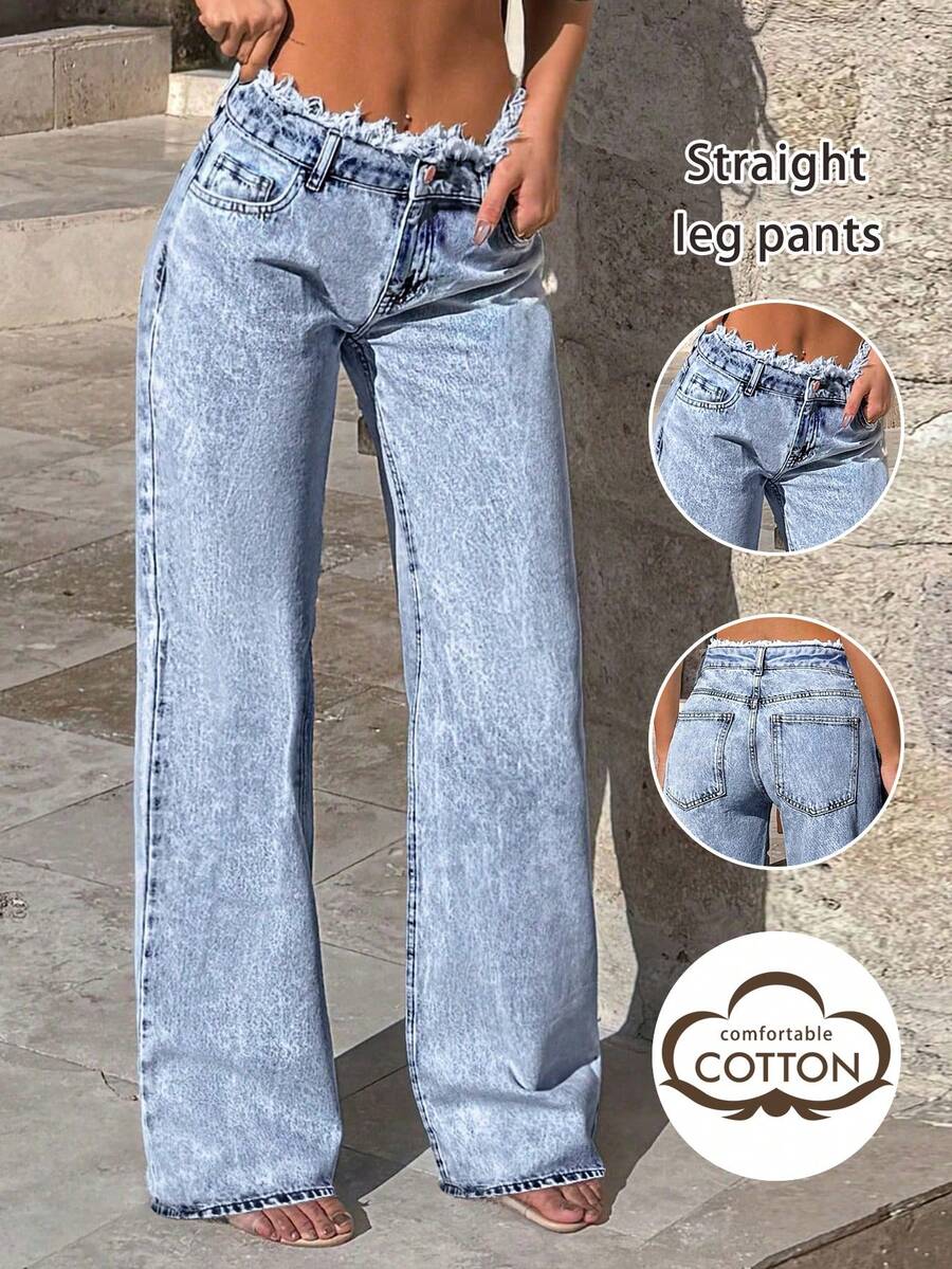 时尚优雅精致口袋纽扣纯色裤子，适合春、夏、秋、冬的休闲日常穿着长裤