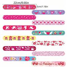 1pc/12pcs/24pcs/1set Valentine's Day Heart Bracelet & Valentine's Day Pull Coin Gift Box Surprise Set - Multicolor - View 8