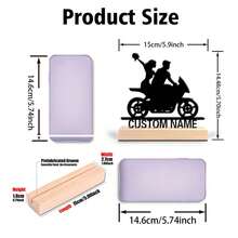 Romantic Custom Metal Art, Custom Couples Motor Metal Ornaments, Perfect Gift For Motorcycle Enthusiasts, Professional Rider, Room Stuff, Personalized Couples Gifts - Christmas Gifts,Valentine's Day Gift,Personalized Gift Home Decor And Accessories Halloween Decorations Christmas Gifts,Christmas Gift Supplies