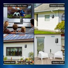 ✨2026 TV Antenna Indoor Antenna For Smart TV Long Range Reception HD Digital Antenna Outdoor With Amplifier Signal Booster For Local Channels Supports 4K 1080p|Enhanced Design|Christmas & Halloween Gift|Patio Party|Summer Home| Autumn & Winter Heartwarming Gift|Suitable For Pet-Owning Households|Newly Upgraded Thickened Edition|Thanksgiving Day|Celebration Gifts|NYE Party Gifts|Lunar New Year 2026|New Year's Eve|Valentine's Gifts|Romantic,Cute,Personalized/Custom,Love You More,Love Yourself,Gift For Mom/Friend,Love Collection,Valentine's Drop,Galentine's Day,Gift For Him/Her,Anniversary Gift,Date Night|Made Me Buy It: Must-Haves To Stock Up On✨ - Black - View 4
