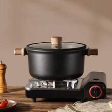 Bộ nồi chảo chống dính cao cấp màu đen, bao gồm chảo chống dính, chảo rán, nồi canh và chảo phẳng, phù hợp với bếp từ, tương thích với mọi loại bếp. Chảo rán chống dính này có thể dùng để chiên bánh kếp, trứng chiên, bít tết, v.v. Chất liệu hợp kim titan, nhẹ và dễ mang theo, là lựa chọn lý tưởng cho bếp từ. - Nhiều màu - Xem 11