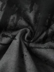 Men's Plus Size Summer Gothic Patchwork Color Short-Sleeve Crew Neck T-Shirt