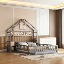 Kids Bed Frames, Headboards & Footboards - Grey - View 1