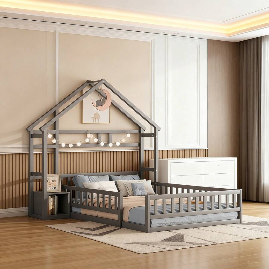 Kids Bed Frames, Headboards & Footboards - Grey - View 1