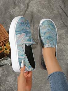 Mocasini sport casual cu vârf rotund, fără mâneci, pentru femei, talpă moale, talpă groasă, pantofi la modă, cu platformă plată, 2024