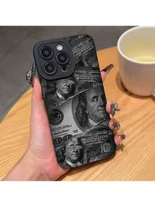 Funda para iPhone con diseño de dinero, cubierta protectora a prueba de golpes y resistente a caídas para teléfonos móviles - Multicolor - Ver 1