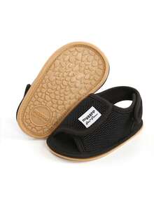 Infant Boys Girls Sandals Premium Infant Summer Outdoor Shoes Soft Anti-Slip Sole Toddler Prewalker,0-3 6-12 12-18 Months - Black - View 8