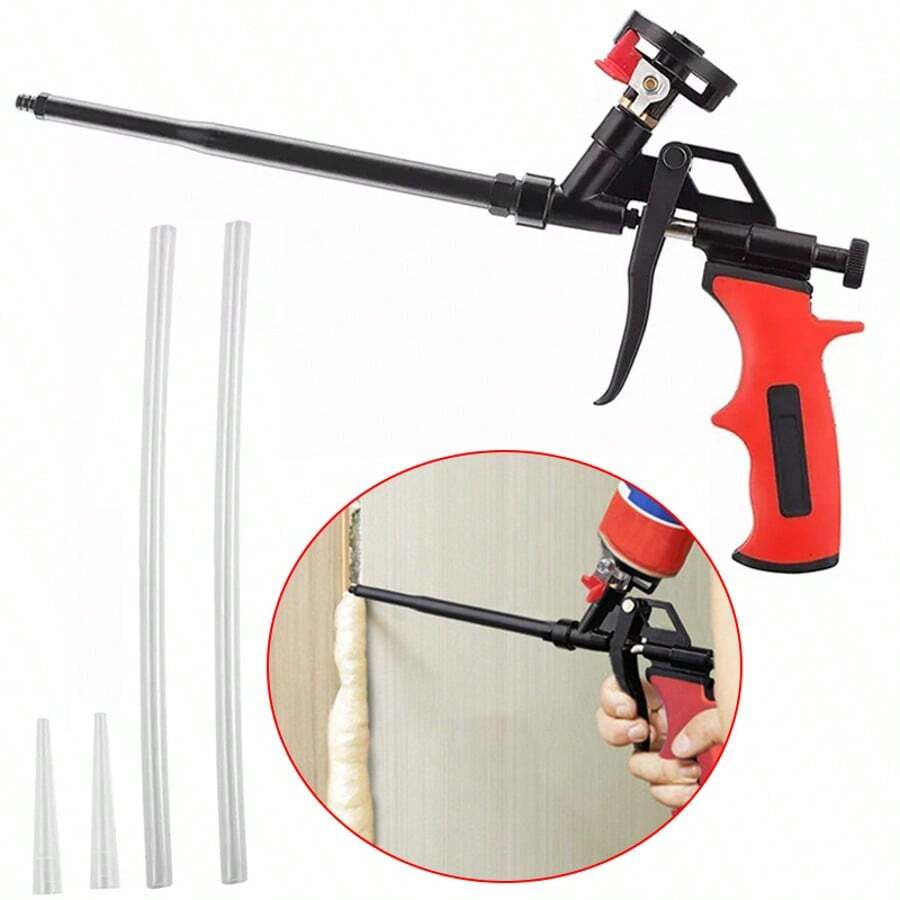 Heavy Duty Foam Expanding Gun Professional Foaming Gun Shut Off Valve Tool Set - Multicolor - View 1