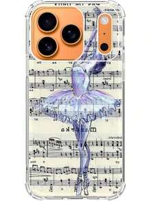 Funda navideña para phone 17 Pro Max con diseño de muñeco de nieve de invierno, funda azul con lindo estampado de muñeco de nieve para phone 17 Pro, funda protectora de TPU genial 2025.1 - ballet - Ver 1