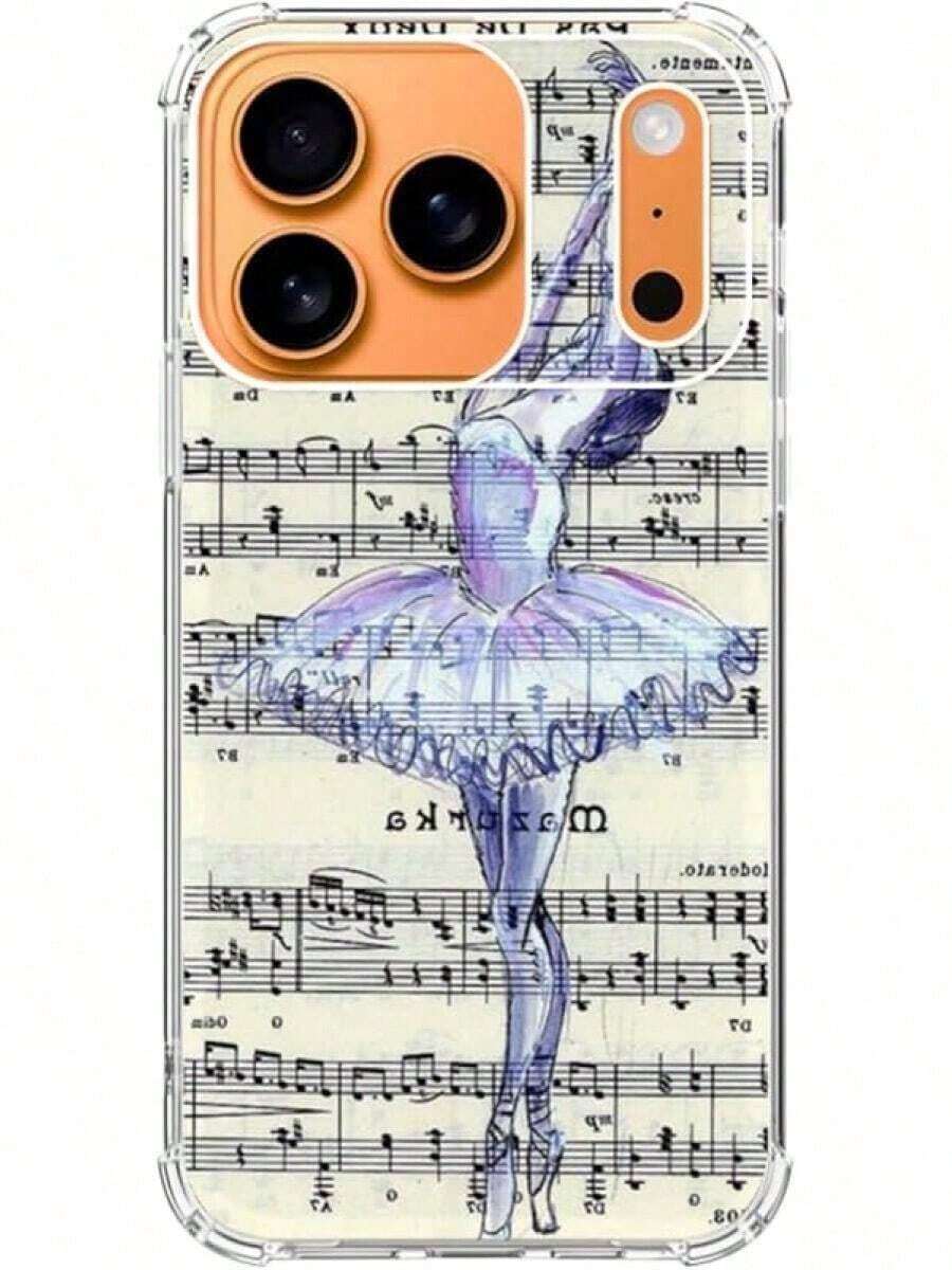 Funda navideña para phone 17 Pro Max con diseño de muñeco de nieve de invierno, funda azul con lindo estampado de muñeco de nieve para phone 17 Pro, funda protectora de TPU genial 2025.1 - ballet - Ver 1
