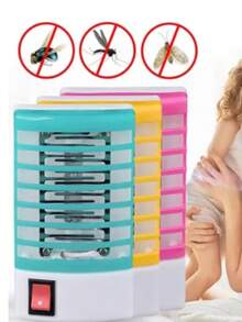 Kit 4  Luminária Lâmpada Elétrica Mata Mosquitos E Moscas BIVOLT ENVIO IMEDIATO!! MATA MOSQUITO - Entrada do Brasil (220V) - Visão 5