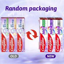 colgate 360° 牙龈护理清洁牙膏，强化牙龈，清新口气，竹炭精华，减少口腔炎症，减少牙菌斑，1 支（120 克/4.23 盎司）