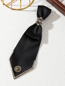 1 chiếc trâm cài áo nữ đính đá lấp lánh, biểu tượng vương giả bằng vải ruy băng thanh lịch, thích hợp để hẹn hò, làm quà tặng và đeo hàng ngày - thiết kế - Xem 17