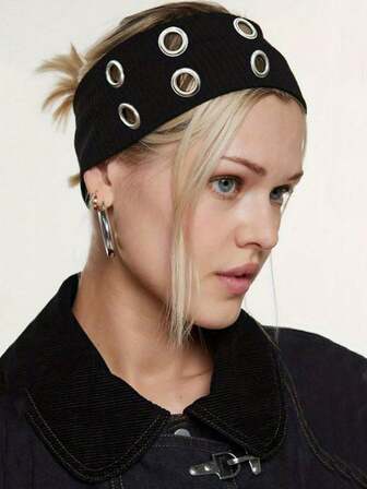 1 st. modernt brett ribbat pannband, elastiska hårband håraccessoarer för kvinnor turban pannband svettband, hårband