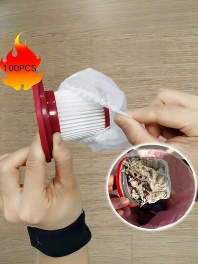 Disposable Vacuum Cleaner Filter Cartridge Mesh Cover, Non-Woven Filter Mesh, Elastic Filter Cartridge Cover