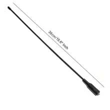 Baofeng NA-771 15.6-Inch Whip VHF/UHF (144/430Mhz) Antenna SMA-Female For AnyTone, BaoFeng, Retevis Walkie Talkie