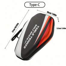 Ping Pong Racket Case, Storage Bag, EVA Hard Shell Ping Pong Racket Bag