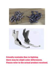 Nuevo estilo de pie prensatela de acero inoxidable, diseñado en color gris plateado, talla grande adecuado para la confección de vestidos de novia y telas con lentejuelas, se puede utilizar para máquinas de coser planas de computadora, accesorios para máquinas de coser Brother y la mayoría de máquinas de coser de barra baja, telas para máquinas de coser y manualidades, cinta para máquinas de coser, recambio de pie prensatela de metal para máquinas de coser, bordado