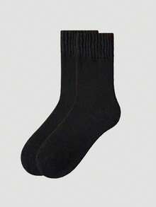 5/2/1 Pereche de Șosete de Toamnă și Iarnă pentru Bărbați și Femei, Talpă Intermediară Îngroșată și Flanel din Cașmir pentru Rezistență la Căldură și Frig, Șosete Crew, Șosete de Iarnă pentru Podea