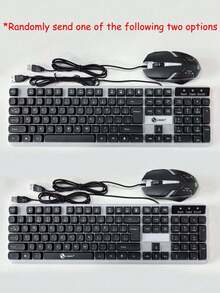 LIMEIDE GTX350 Wired Backlit Keyboard And Mouse Set | USB Mechanical Feel, Wired 7-Color Backlit Gaming Keyboard Suitable For Office, Home, And Esports - Multicolor - View 10