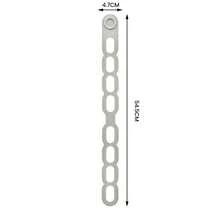 第二代可重复使用可调节绑带汤锅盖固定器，防止汤汁溢出，适用于通用砂锅玻璃盖 - 彩色 - 查看 10