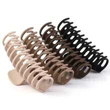 5 Inche Extra Large Claw Clips Hair Clips For Thick Hair And Long Hair, 4 Pack XL Jumbo Claw ClipsNeutral - Neutral - View 9