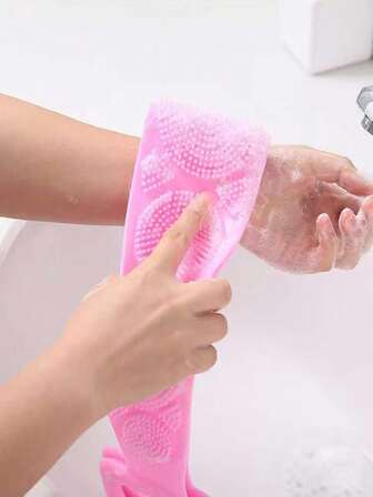 Artículos para el hogar, 1 toalla de baño con diseño de moda creativa, hecha de material de silicona de alta calidad, apta para las cuatro estaciones, adecuada para hombres y mujeres, artículo de primera necesidad diaria