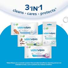 Toallitas húmedas WaterWipes Sensitive para bebés, 4 paquetes de 60 unidades (240 unidades) - 240 Unidad (Paquete de 1) - Ver 1